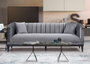Atelier Del Sofa Trendy Sofá de 3 plazas convertible Gris oscuro